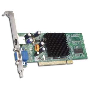 EVGA GeForce MX 4000 Video Card   64MB DDR, PCI, VGA, TV Out, Video 