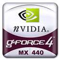 PNY GeForce4 MX 440 / 64MB DDR / AGP / VGA / TV Out / White Box Video 