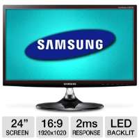 Samsung S24B350HL 24 Class Widescreen LED Backlit Monitor   1920 x 