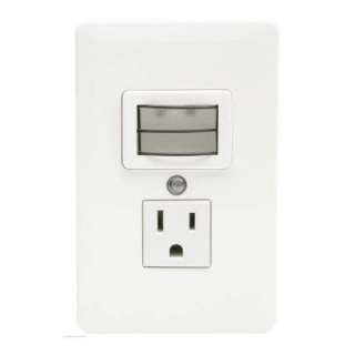 Designers Edge Round with Outlet In Wall Night Light L 7019 at The 