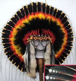 Native American Mystic Sunset War Bonnet Headdress  