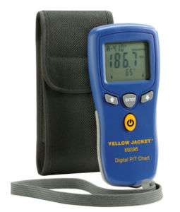 Yellow Jacket 69096 Digital Pressure &Temperature Chart  