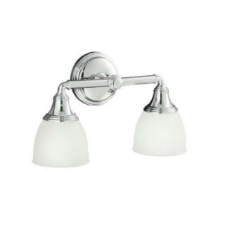 KOHLER Devonshire Double Wall Sconce in Polished Chrome K 10571 CP at 