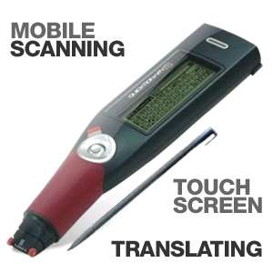 Wizcom Quicktionary TS Mobile Pen Scanner   Translating, Touch Screen 