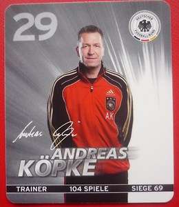 DFB 2012 Rewe Sammelkarte Andreas Köpke Nr. 29  