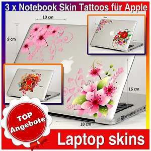 Notebook Tattoos Skin Aufkleber für Apple Laptop Neu  