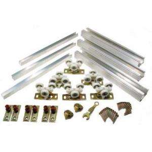Johnson Hardware 100MD Series 94 in. Track and Hardware Set for 3 Door 