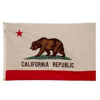 Valley Forge Flag Company, Inc. 3 Ft. X 5 Ft. Nylon California State 