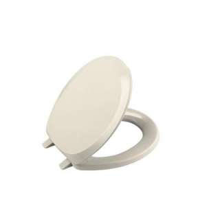 KOHLER French Curve Round Closed Front Toilet Seat in Almond K 4663 47 