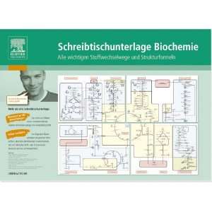 Schreibtischunterlage Biochemie  Bücher