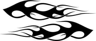 Vehicle Flames Decal Vinyl Sticker Graphics Tribal Boat  