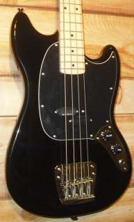 Squier® Vintage Modified Mustang® Bass Guitar Black 885978107773 
