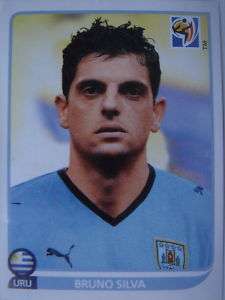 Panini WM 2010 # Uruguay Bruno Silva # 76  