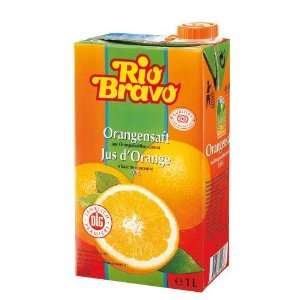Rio Bravo Orangensaft, 6er Pack (6 x 1 l)  Lebensmittel 