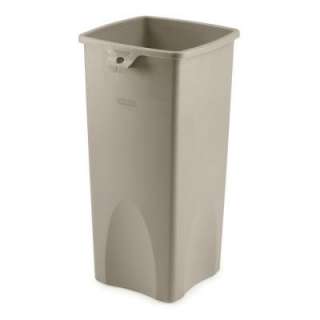 Rubbermaid Commercial Products 23 gal. Beige Untouchable Square 