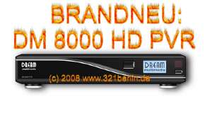 Dreambox DM8000 HD Rev 1.3 DVD, 1,5 TB HDD, WIFI HDTV  