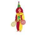  Süßes Clown Kostüm Oberteil, Hose und Hut, Clownkostüm 