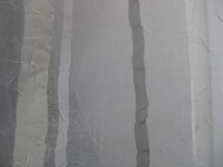 Gardinen transparent mit grauen Streifen, Crash Store in Duisburg 