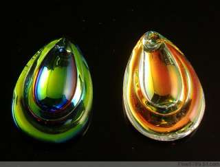 Lots 50Pcs 30mm Teardrop Crystal Glass Beads Pendants  