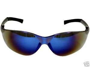 New 12 PR Radians Blue Mirror Rad Atac Safety Glasses  