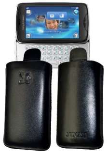 Sony Ericsson txt pro Etui Tasche Hülle Bag in SCHWARZ  