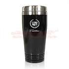 Cadillac Black Stainless Steel Coffee Travel Mug, + Free Gift from Car 