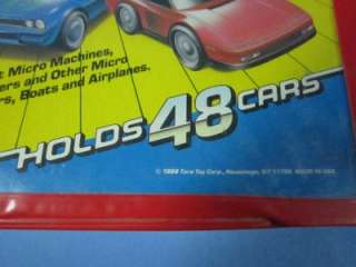 VINTAGE 1988 MICRO MINIS COLLECTORS CASE HOLDS 48 CARS NO# 20800 