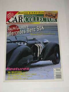 Car Collector Magazine August 1995 Mercedes Benz SSK  