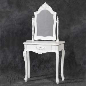French White Dressing Table with Mirror  