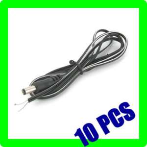 10 x Male 2.1mm Lead Power Cord Wire 12V CCTV Pigtail  