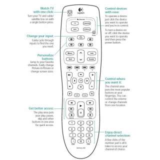   300i Universal Remote Control Replaces 4 Remotes 683728249830  