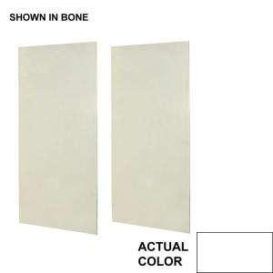 Swanstone 48 in. x 96 in. Two Piece Easy Up Adhesive Shower Wall 
