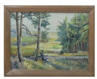 AQUARELL HANS JOACHIM STENZEL WALDRAND in Bayern   Fürth  Kunst 