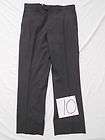   romeo dress pants slacks 36x30 blk italy Italian mint 100% virgin wool