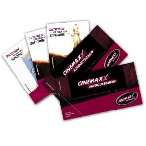 CinemaxX Paket Variante 2 (2 Kinogutscheine, 2 Getränkegutscheine, 1 