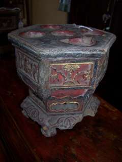Antique Chinese Buddhist Temple Offering Stand ($175)  