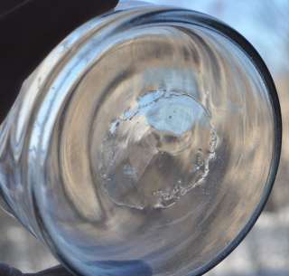 19th Century Russia BIG Handblown Bubbly Glass Jar RARE  