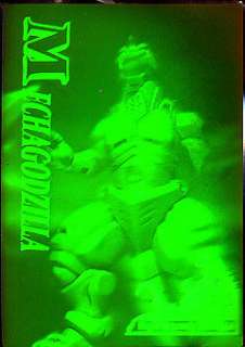   GODZILLA, published in 1995. Rare MECHAGODZILLA Hologram Chase Card