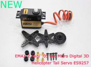 EMAX 2.5kg/ 0.05 sec Micro Digital 3D Tail Servo ES9257  