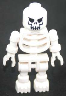 NEW Lego Skeleton Minifig Figure with Evil Skull Face  