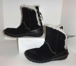   Thinsulate Malina #NL1440 010 Womens Black Suede Boots Size 10  