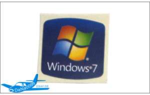 lIl Aufkleber Windows 7 win7 Sticker 20 x 20mm blau  