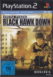 Delta Force Black Hawk Down (PS2) In Box, mit Anleitung  