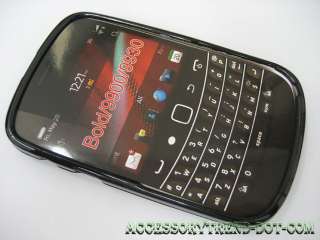 New Black TPU SKIN CASE FOR BlackBerry Bold 9900 / 9930  