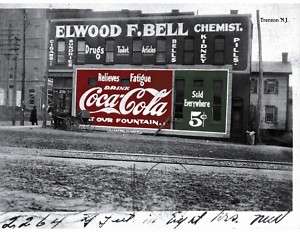 Coca Cola sign on building 3 postcards Trenton NJ  