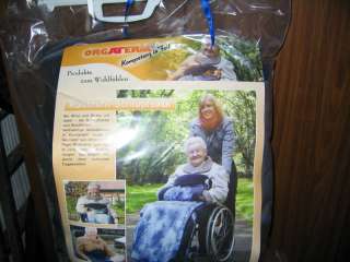 Schlupfsack für Rollstuhl mit Pelz Neu und Orginal verpackt. in 