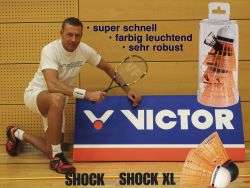 VICFUN 866/0/3 Profi Speed Badminton Set VF 5000,schwarz  