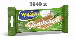 PALETTE WASA SANDWICH Käse Schnittlauch (1kg11,62€)  