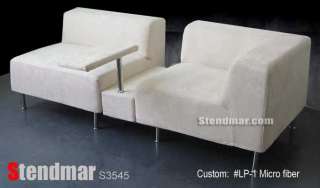 3PC Modern Italian Design Fabric Sectional Sofa S3545  