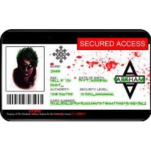  Arkham Asylum id card Joker
